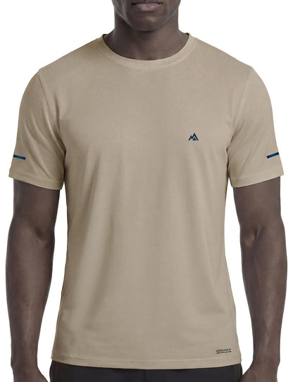 Cooling Bamboo Viscose T-Shirt for Men, Moisture Wicking Lightweight Quick Dry Workout Tee for Hot Weather
