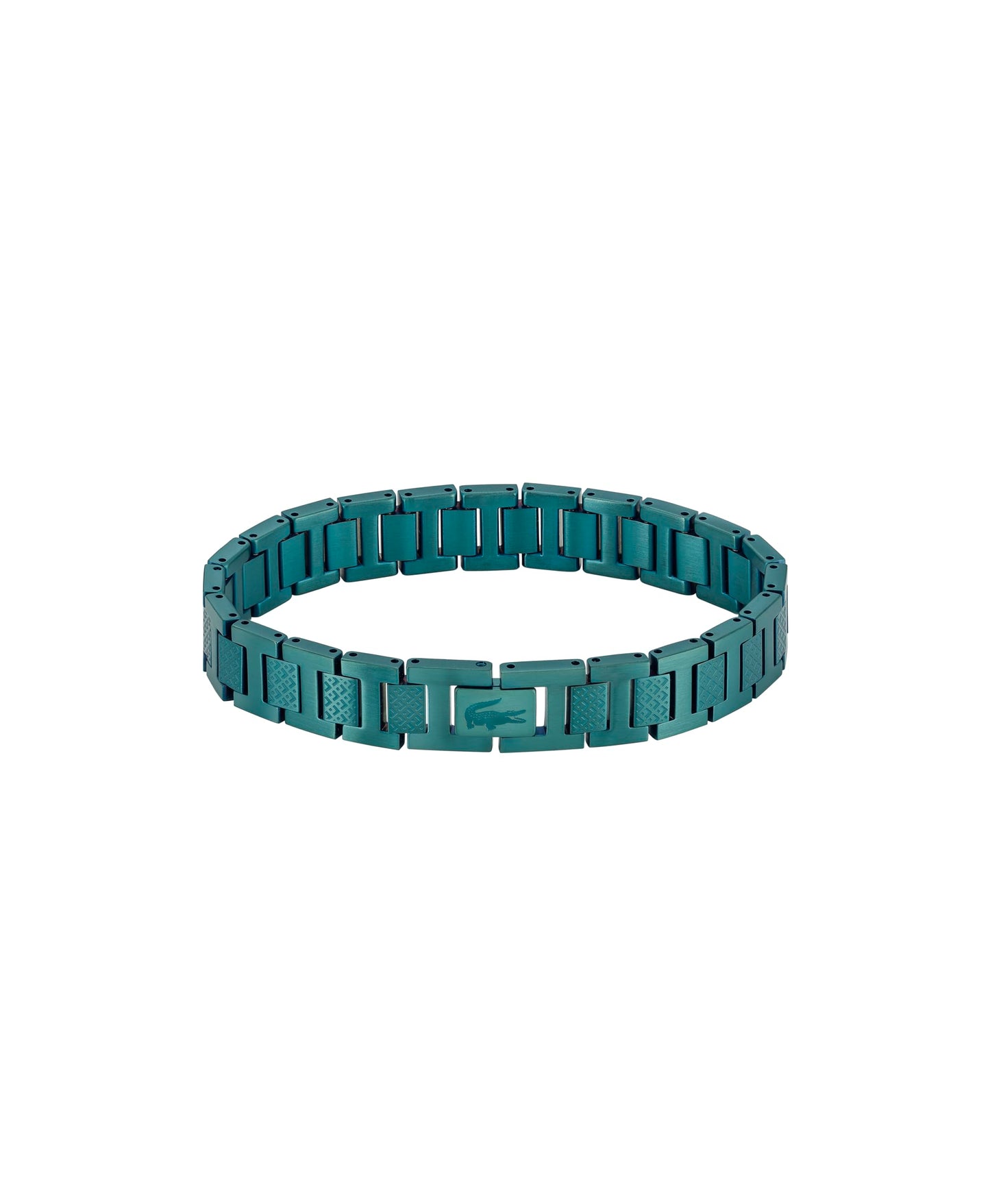 Lacoste Metropole Bracelet – Unisex H-Link with Crocodile Clasp – Adjustable Polished Finish Accessory