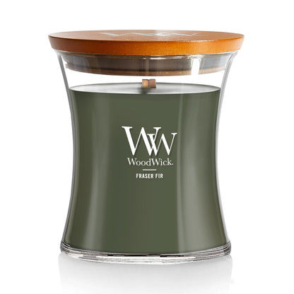 WoodWick Large Hourglass Fireside Candle, Premium Soy Blend Wax, Crackles as it burns, Perfect for Gifting, 21oz