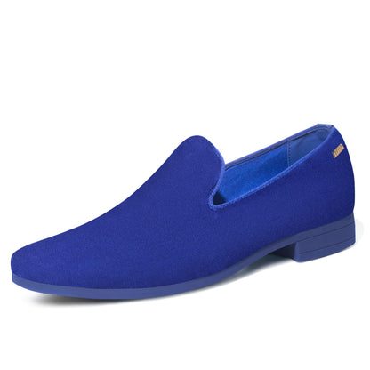 UUBARIS Mens Velvet Loafers Slip-on Dress Shoes Fashion Style Driving Shoes Classic Tuxedo Shoes Casual Oxford Shoes