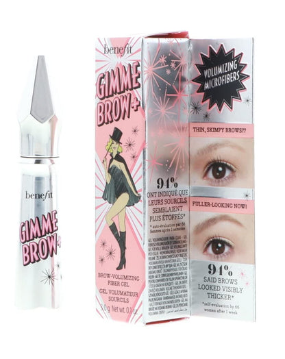 Benefit Cosmetics Gimme Brow + Volumizing Eyebrow Gel, 4.5 - Neutral deep brown, 1 Count