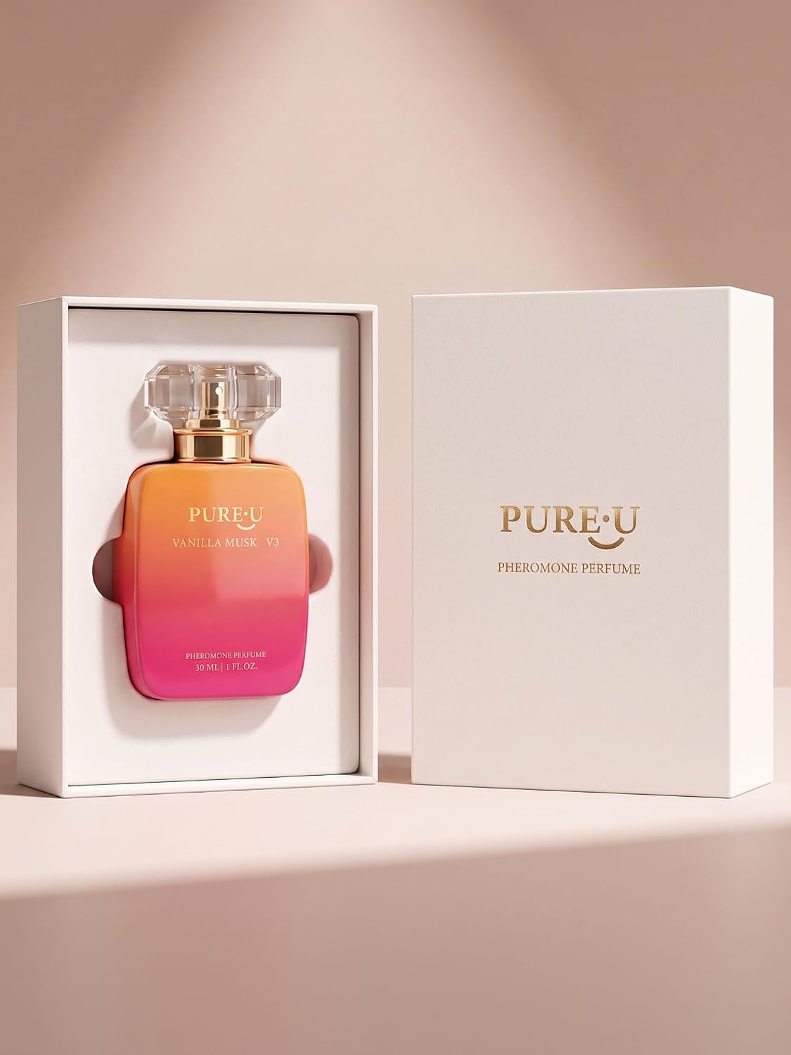 Pheromone Perfume for Women - Long Lasting Saffron Amber & Cedarwood Sophisticated Scent, Luxury Concentrated Extrait de Parfum Spray Oil, Portable Size Signature Scent, 1 fl oz (30ML