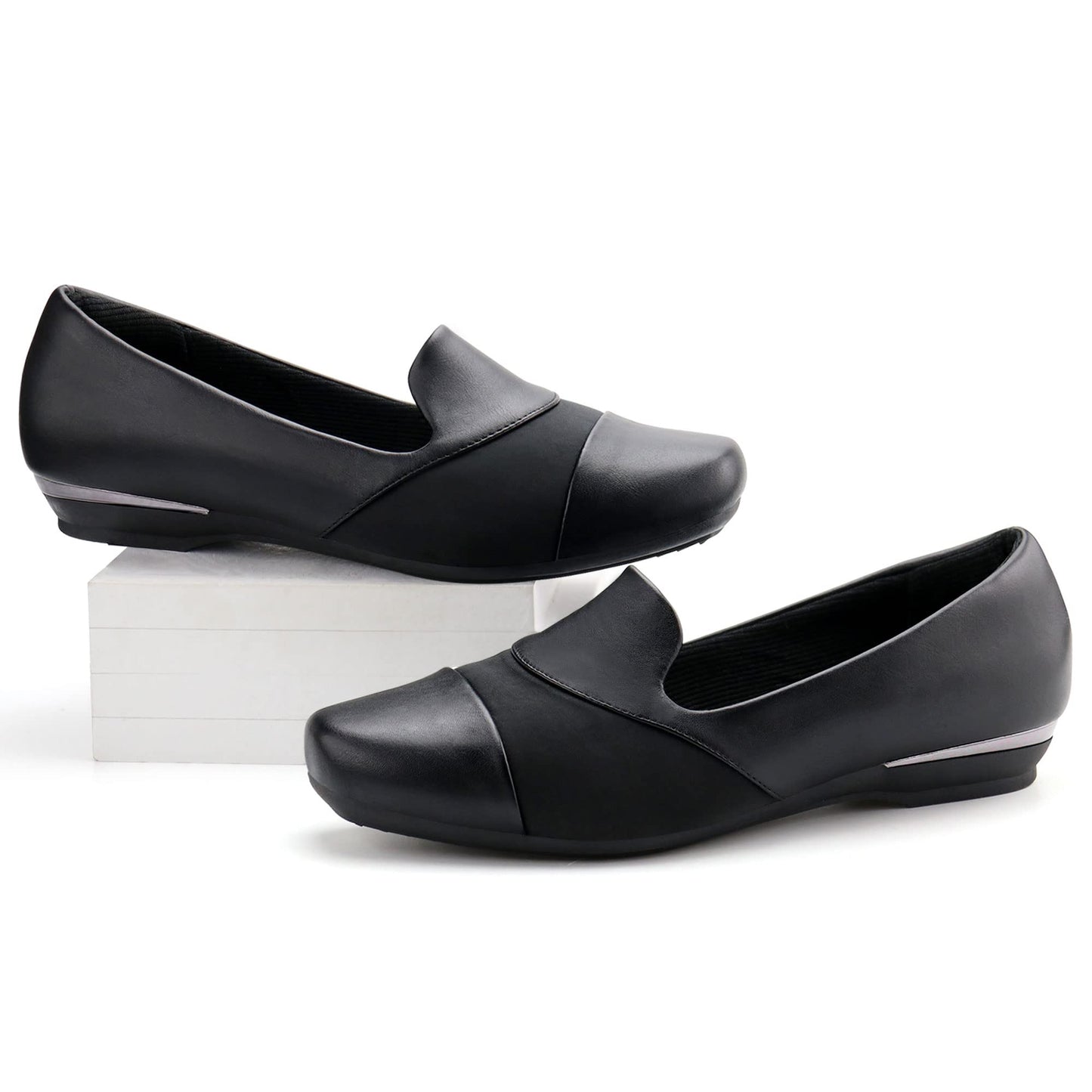 Ortho + Rest Women Orthopedic Dress Shoes Bunions Loafers Slip On Orthotic Shoes