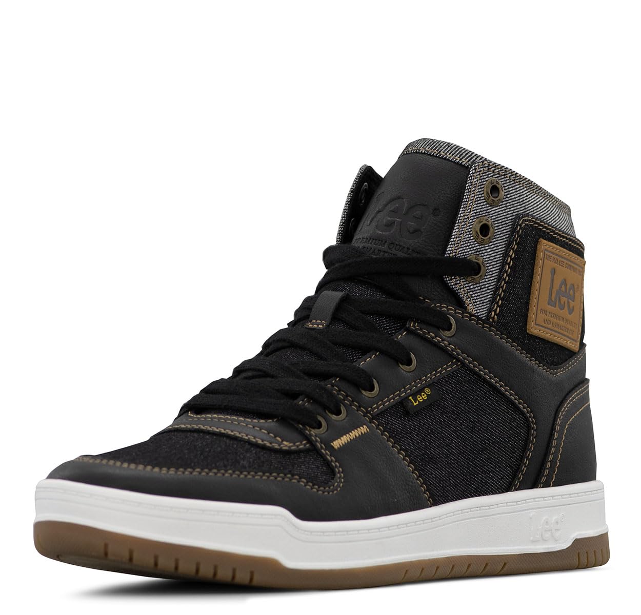 Lee Men's Daybreaker Hi Retro Court Fashion Sneaker