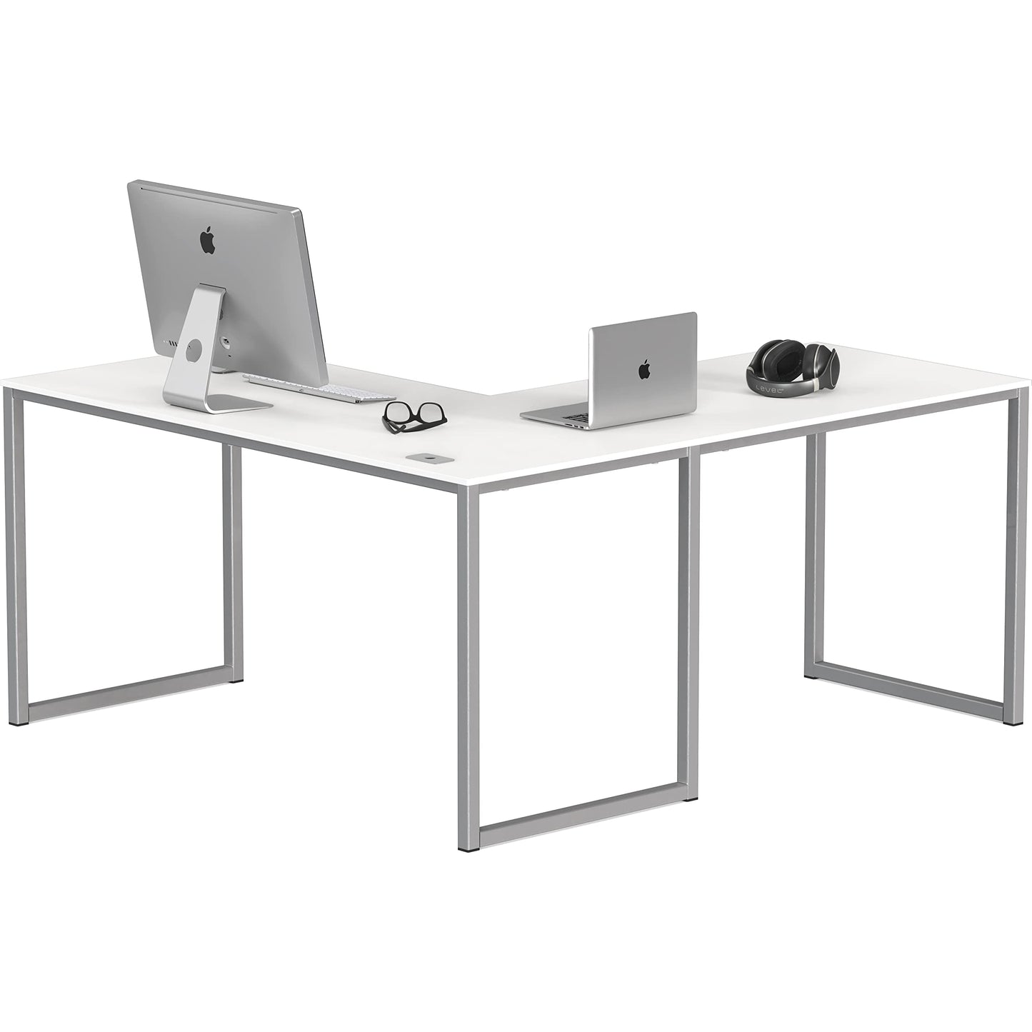 SHW Mission 32-Inch Home Office Computer Desk, Black