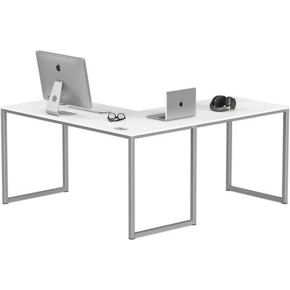 SHW Mission 32-Inch Home Office Computer Desk, Black