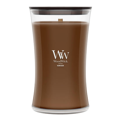 WoodWick Large Hourglass Fireside Candle, Premium Soy Blend Wax, Crackles as it burns, Perfect for Gifting, 21oz