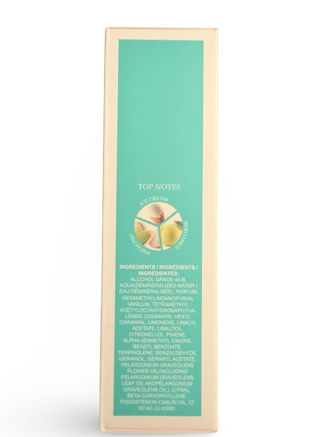 ELIXIR TIMELESS Eau de Parfum, Ice Cream and Bergamot Fragrance, Natural Spray with Pistachio Notes, 3.4 Fl Oz