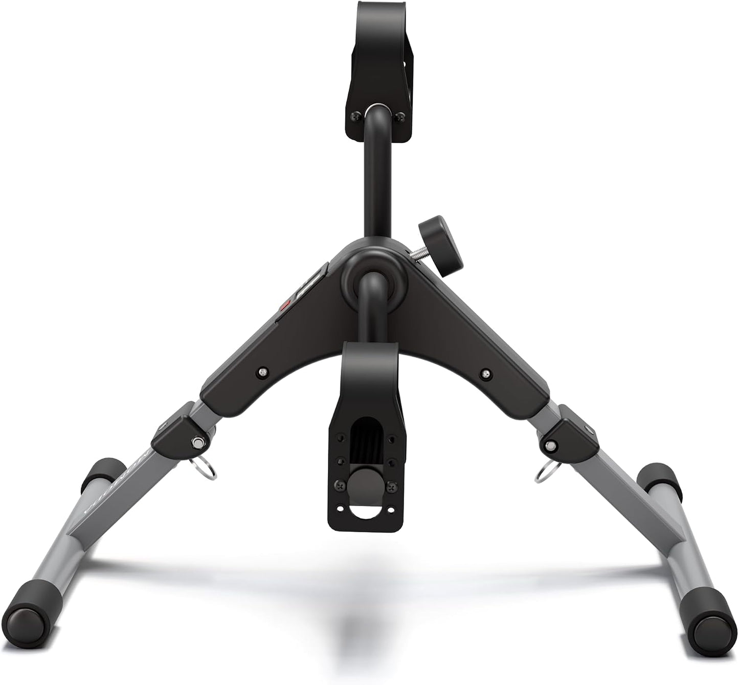 Pedal Exerciser Desk Exercise Bike Leg and Arm Exercise Bike with LCD Monitor Foldable and Porable (Black/Grey)
