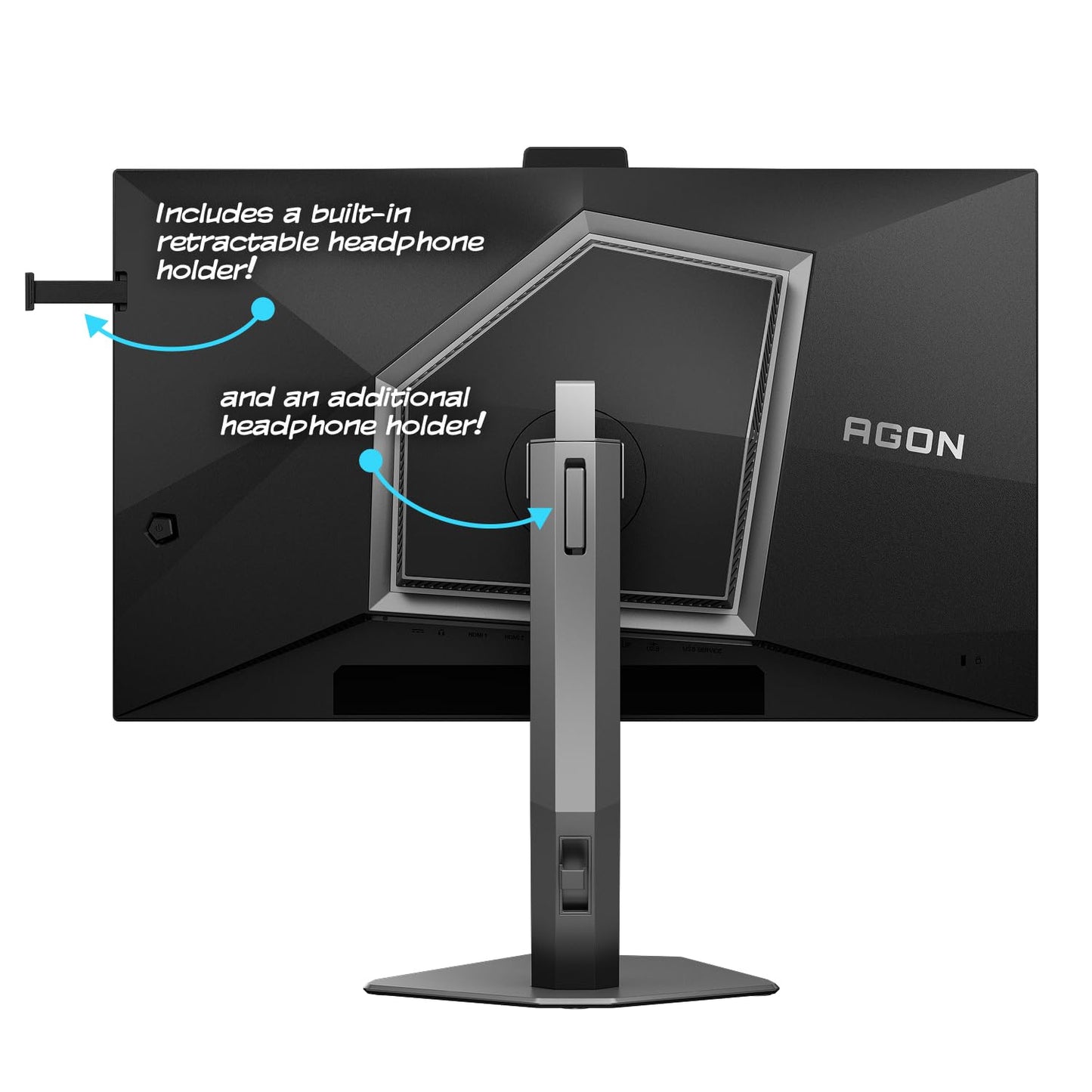 AOC 27 Inch QHD Gaming Monitor 240Hz 0.3ms, Overclock 260Hz, IPS, 2560x1440, G-Sync Compatible, HDR Ready, DisplayPort 1.4 HDMI 2.0, VESA Mount, 3-Year Zero-Bright-Dot, Q27G41ZE