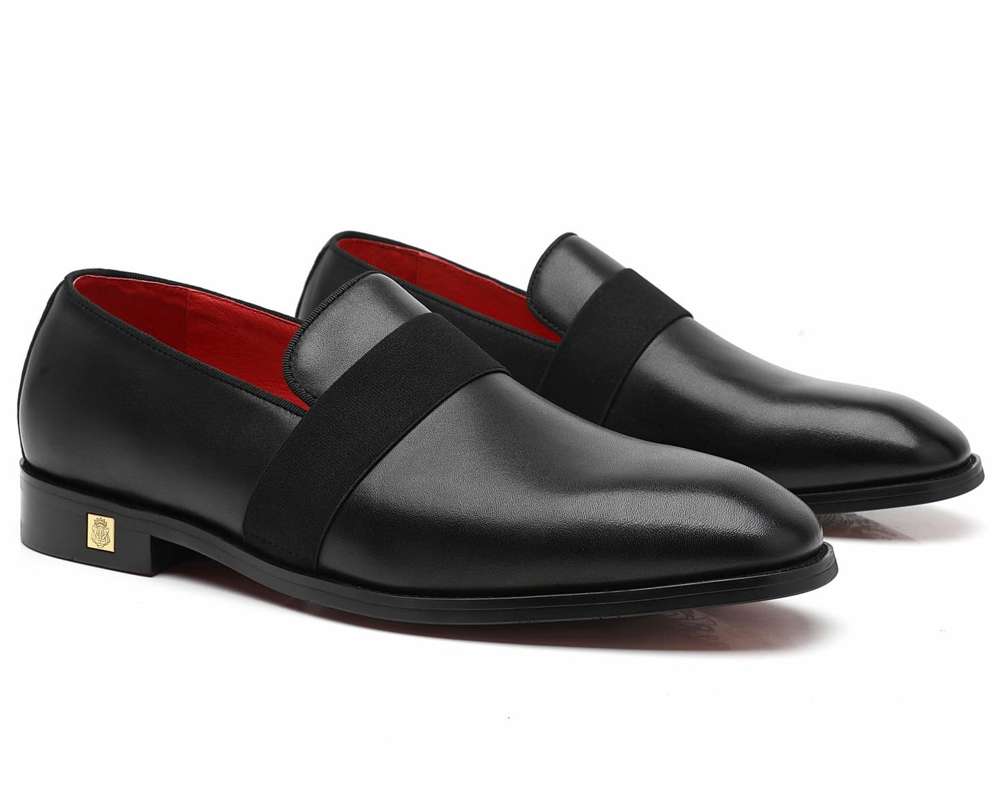 Men's Tuxedo Patent Leather Loafers Dress Wedding Shoes