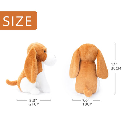 WEIGEDU Labs Labrador Golden Retriever Stuffed Animal, 7.9", Golden Yellow | Dog Puppy Plush Toy, For Kids Boys Girls Bedtime Birthday Gifts