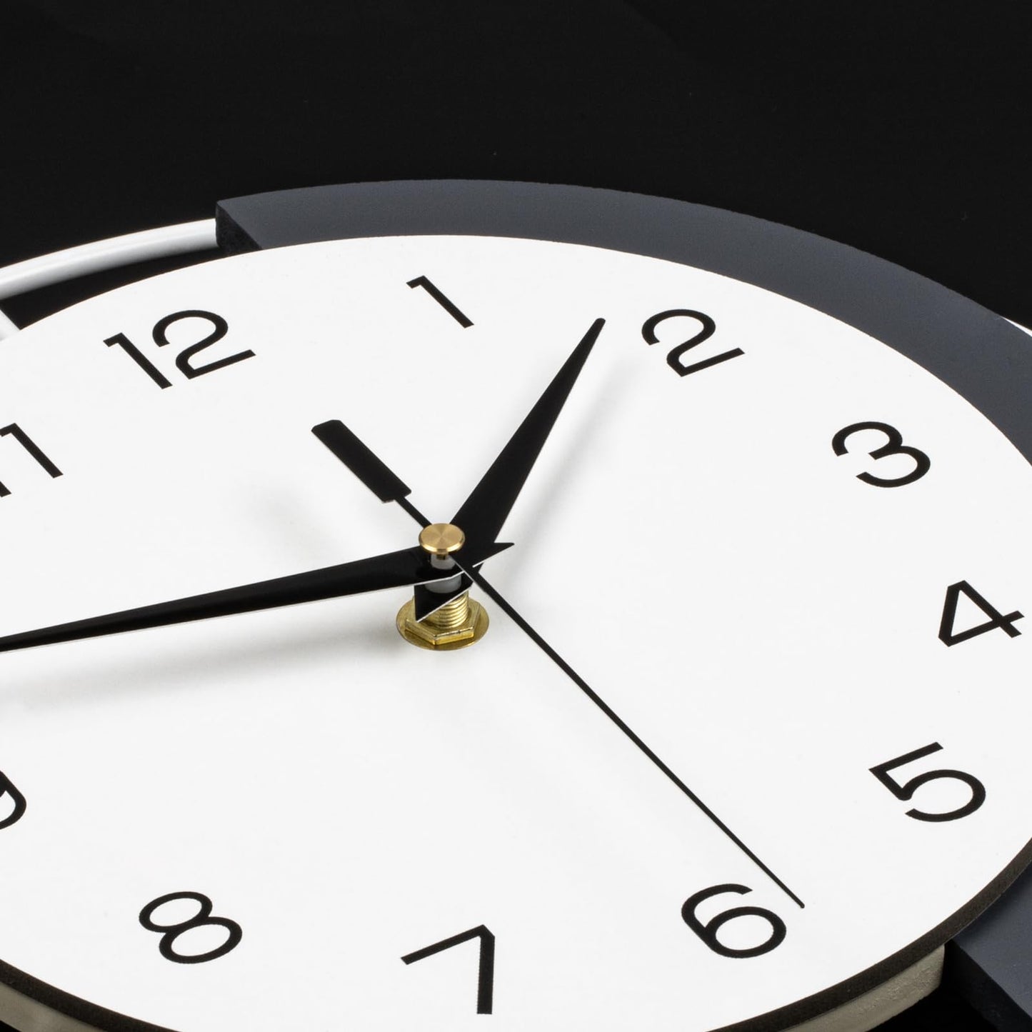 Wall Clock Decorative Large Modern Wall Clock Silent Non-Ticking Battery Operated Gold Unique Pendulum Clock for Living Room,Bedroom,Office,Kitchen,Bathroom,Wall Decor 13.8x21.9in