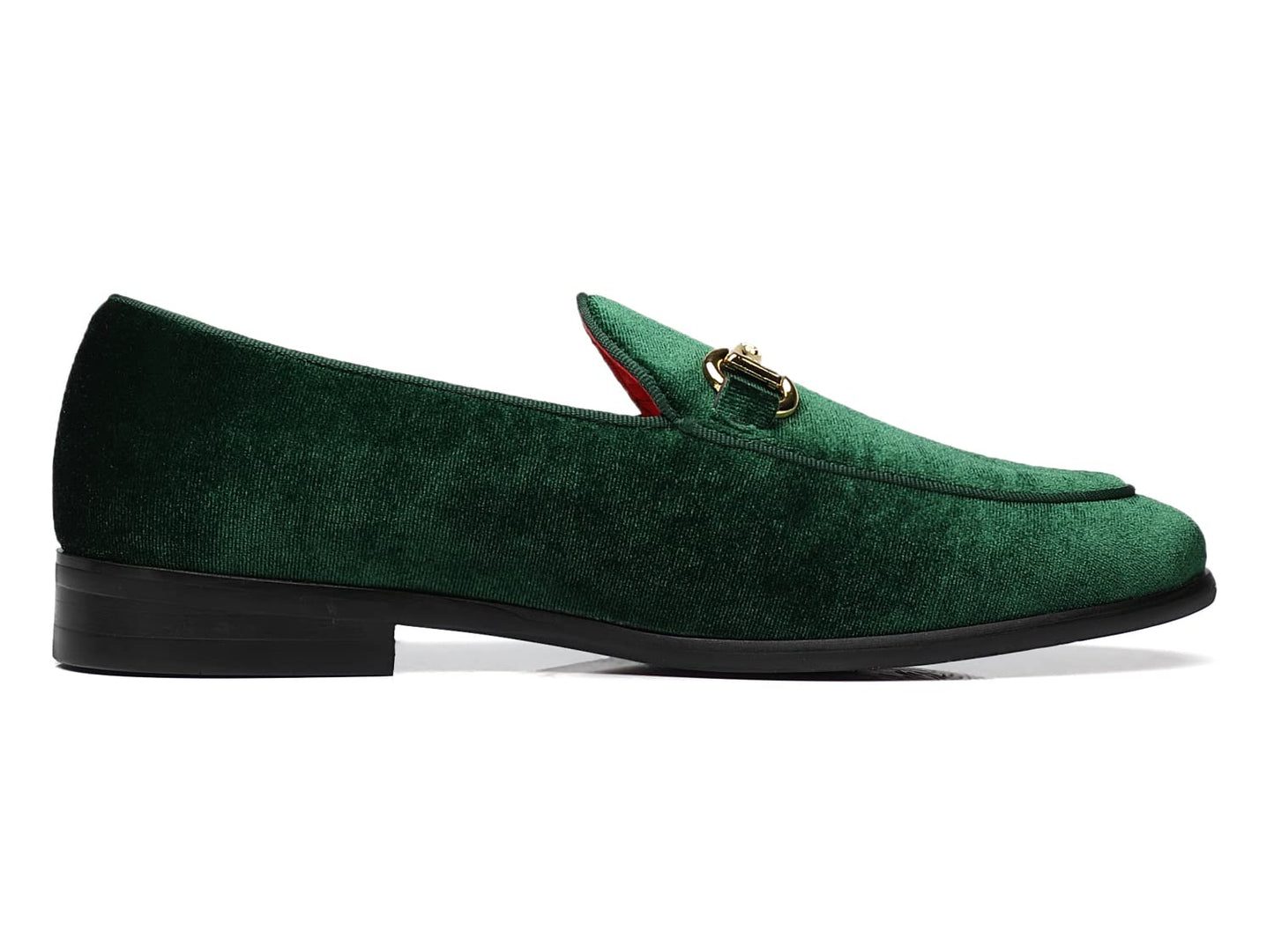 Men's Velvet Loafers Wedding Party Prom Homecoming Shoes