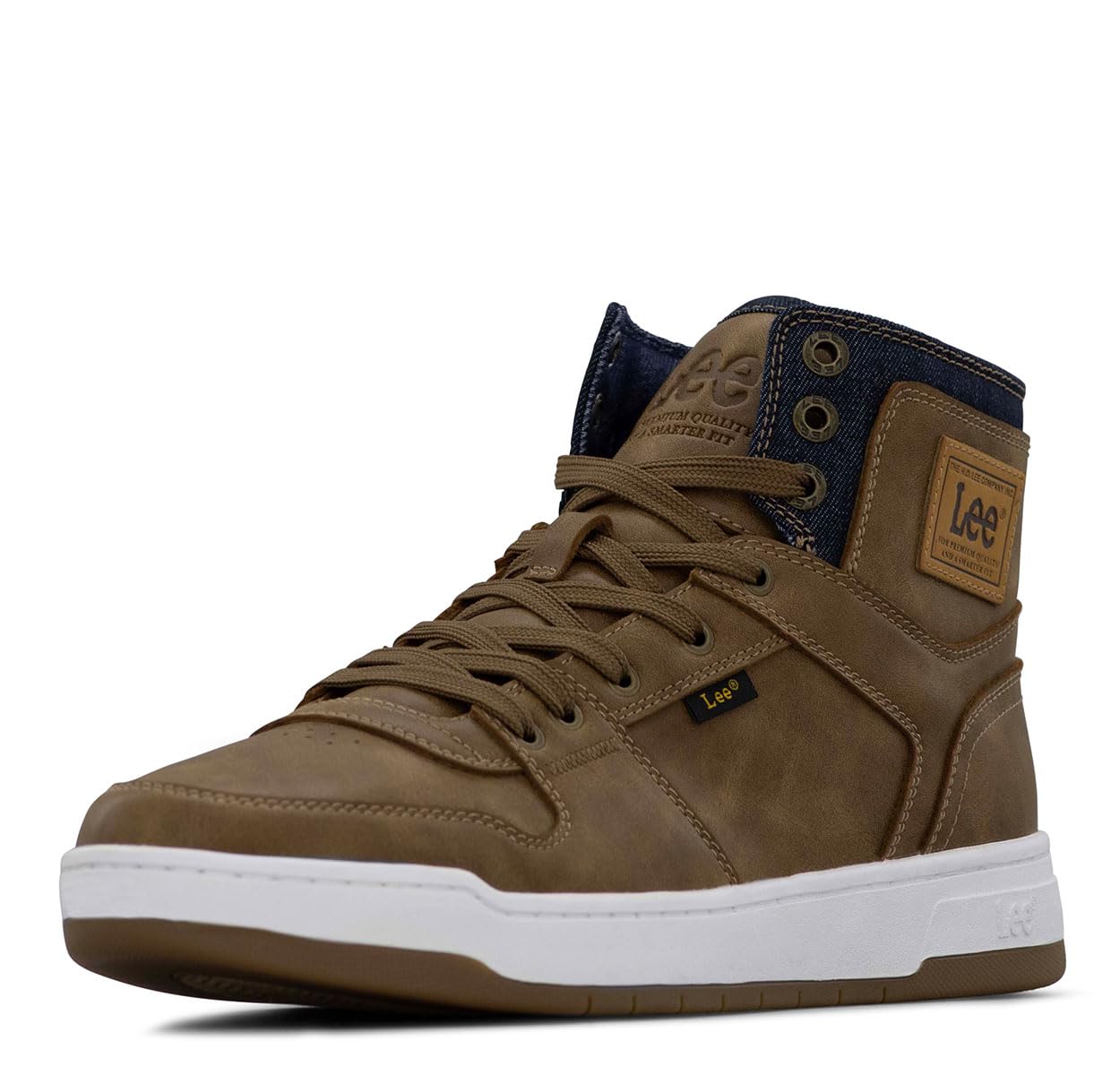 Lee Men's Daybreaker Hi Retro Court Fashion Sneaker