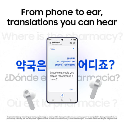 Samsung Galaxy Buds 4 Pro (2026) AI True Wireless Bluetooth Earbuds, Black | Hi-Res Audio, 2-Way Speaker, ANC 2.0, Optimized Comfort, IP57, Live Translation [US Version, 2 Yr Warranty]