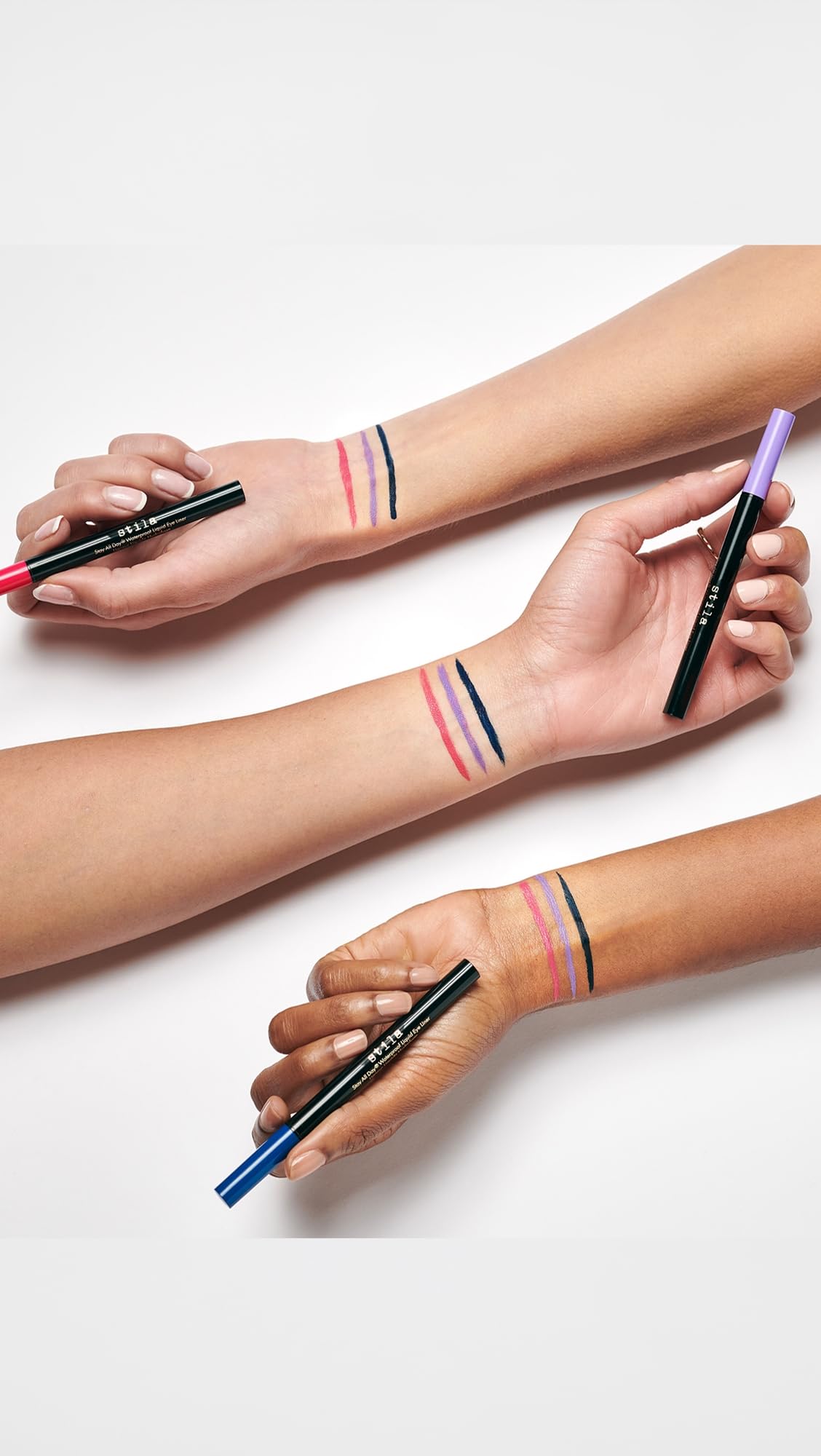 stila Waterproof Liquid Eye Liner, Stay All Day Makeup with Fine Brush Tip Lasting Satin Finish, Smudge-Proof & Transfer-Resistant