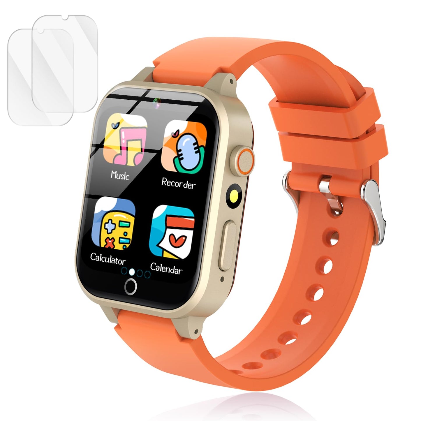 Luyiilo Smart Watch for Kids, with 26 Puzzle Games, Touch Screen, HD Camera, Alarm Clock, Toys for Ages 4-12 Years Old.Birthday Gift for Boys Girls (Blue)