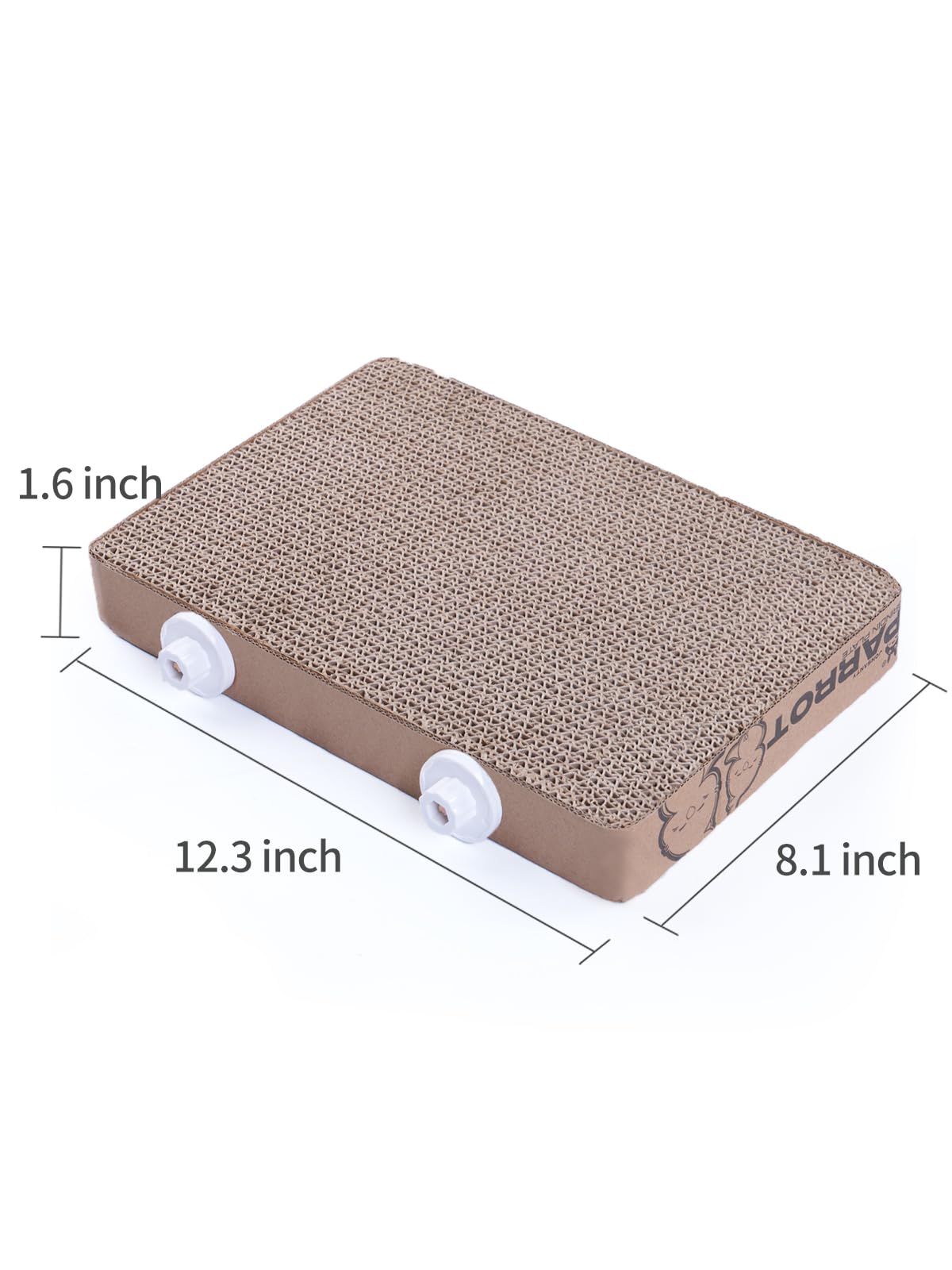 7.3 Inch Paper Bird Toys, Bird Platform, Parrot Toy, Help Birds Clean Beak, Release Stress, Reduce Boredom - Suitable for Budgie, Cockatiel, Lovebird, and Other Small to Medium-Sized Pet Birds
