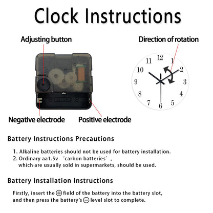 White Marble Glass Wall Clocks Battery Operated 12 Inch Abstract Decorative Analog Wall Clocks for Living Room Bedroom Office Silent Wall Clock Modern