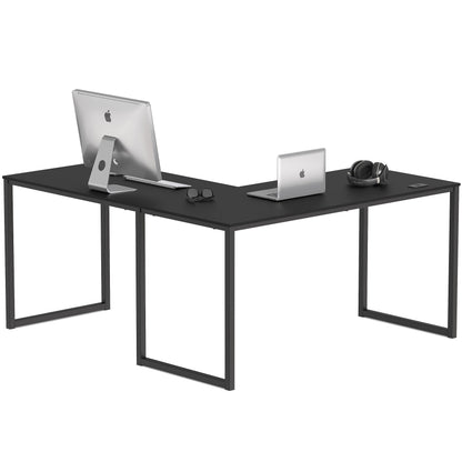 SHW Mission 32-Inch Home Office Computer Desk, Black