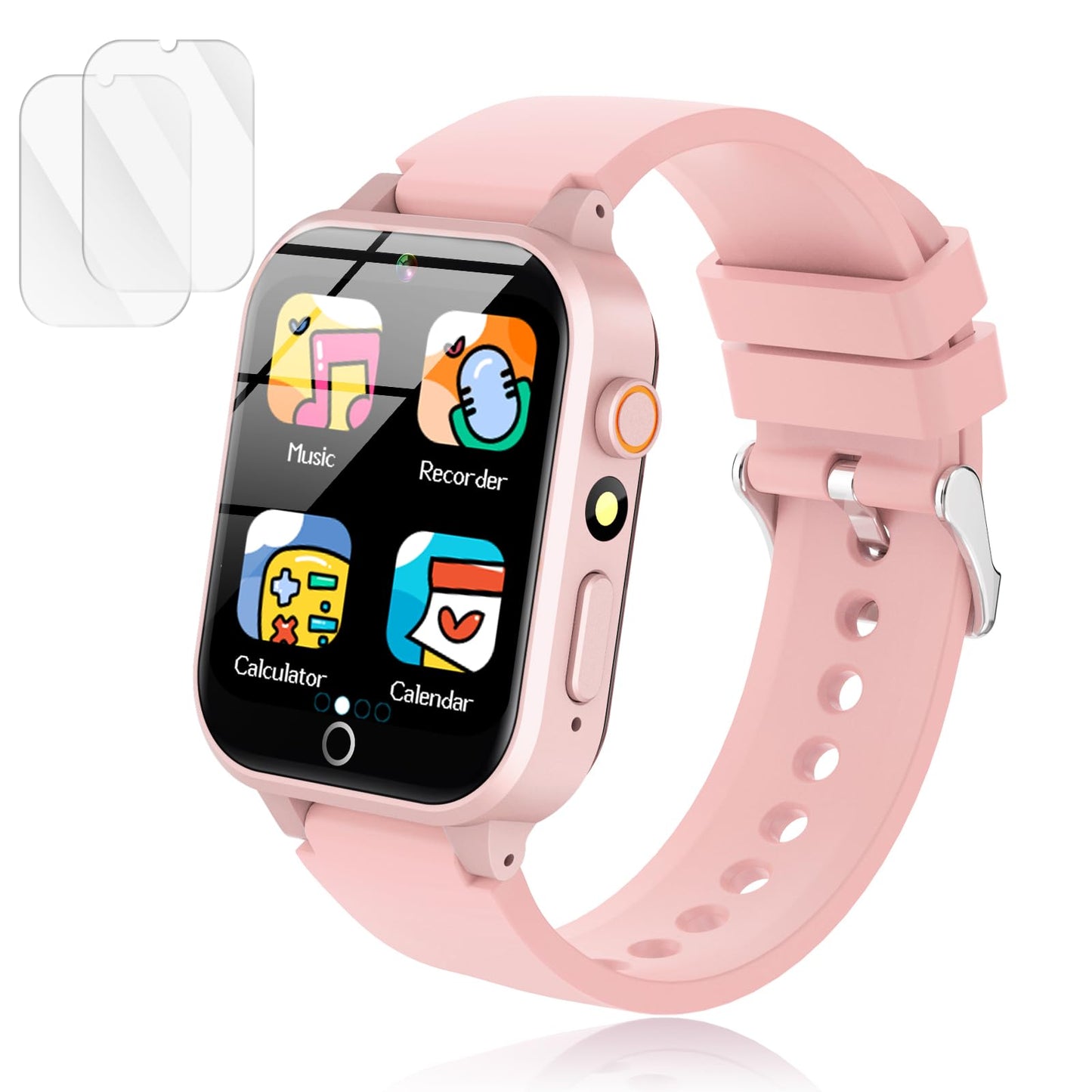 Luyiilo Smart Watch for Kids, with 26 Puzzle Games, Touch Screen, HD Camera, Alarm Clock, Toys for Ages 4-12 Years Old.Birthday Gift for Boys Girls (Blue)