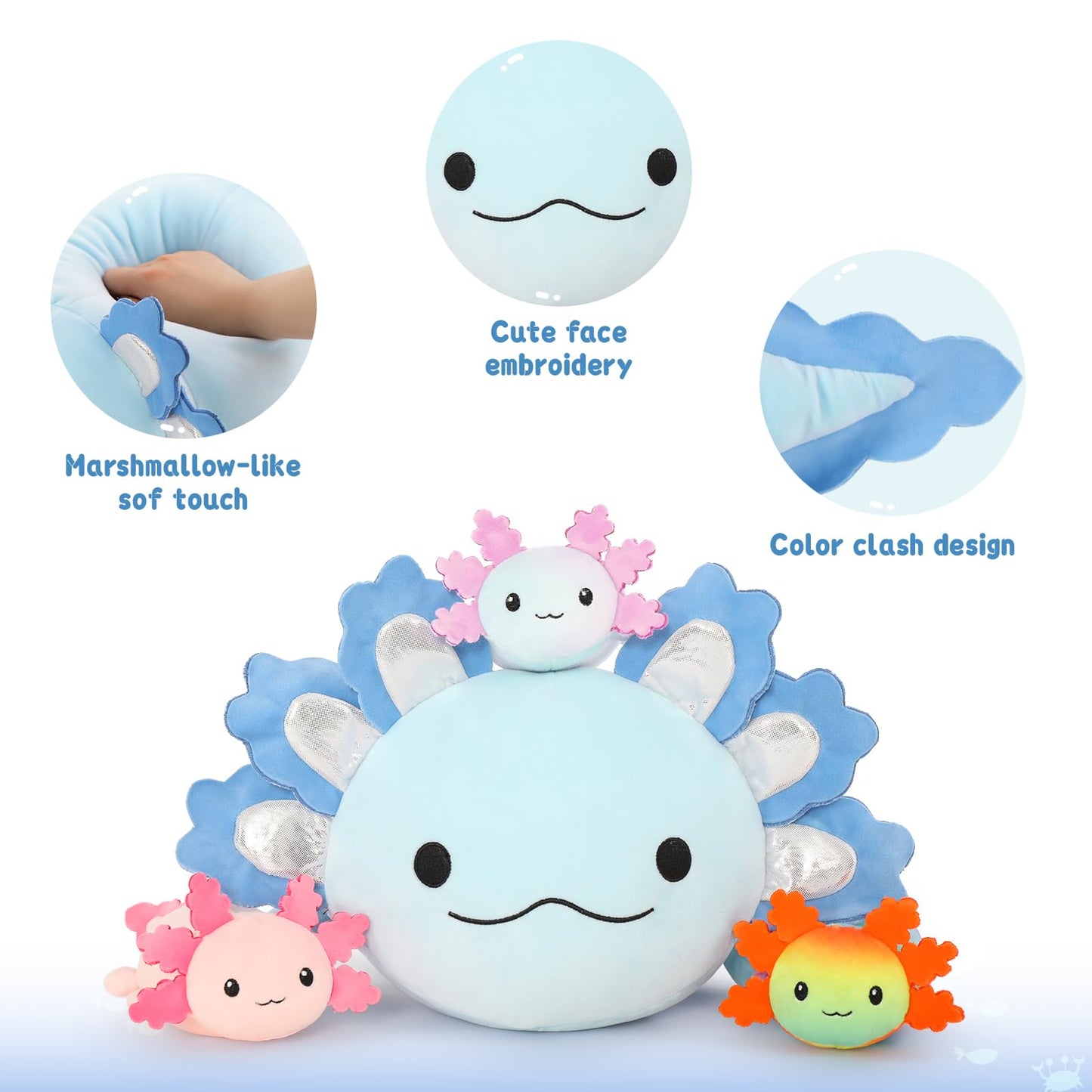 MaoGoLan 8Pcs Chicken Stuffed Animals, Stuffed Hen Plush Toys with Babies Chickens and Eggs, Nest House Plush Set, Cute and Soft Farm Stuffed Animals Gift for Kids