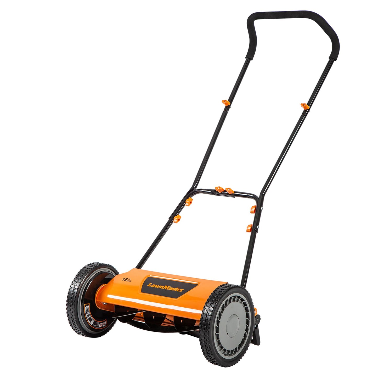 LawnMaster LMRM1801 Push Reel Lawn Mower 18-Inch 5-Blade