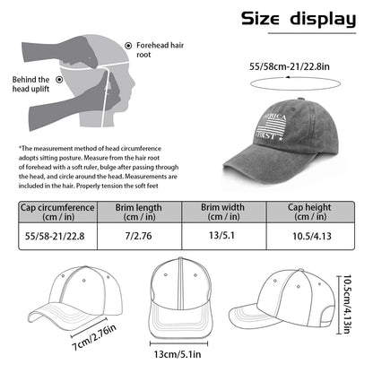 Funny Hat America Hats for Men Gifts for Dad Baseball Cap