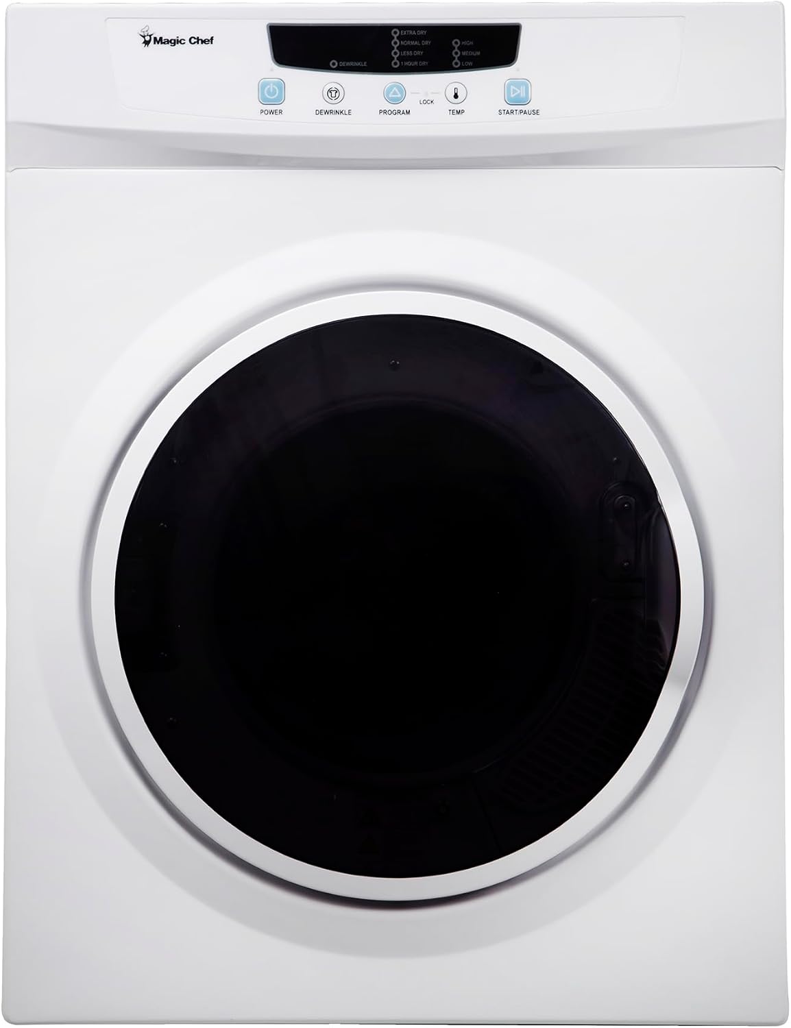 Compact 3.5 cu. ft. Electric Dryer in White