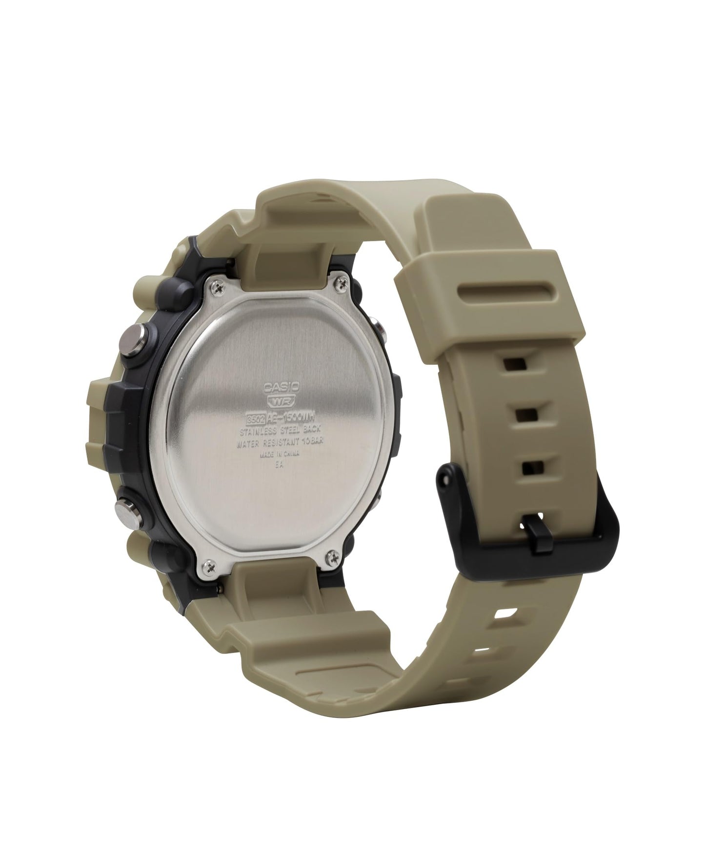 Casio Illuminator AE1500WH Series | 10-Year Battery | LED Backlight | 5-Alarms | 1/100 Sec Stopwatch | Men's Digital Watch