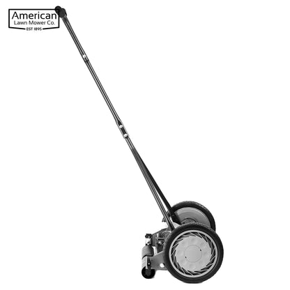 American Lawn Mower 1204-14 14-Inch 4-Blade Push Reel Lawn Mower, Red