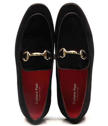 Men's Velvet Loafers Wedding Party Prom Homecoming Shoes