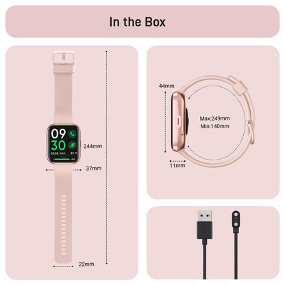 Tensky Smart Watch for Men/Women Android/iPhone/Samsung, Alexa Built-in, 1.8" Touch Screen Fitness Tracker with Answer/Make Calls, 3ATM Waterproof Heart Rate/Sleep/SpO2 Monitor, 120+ Sport Modes