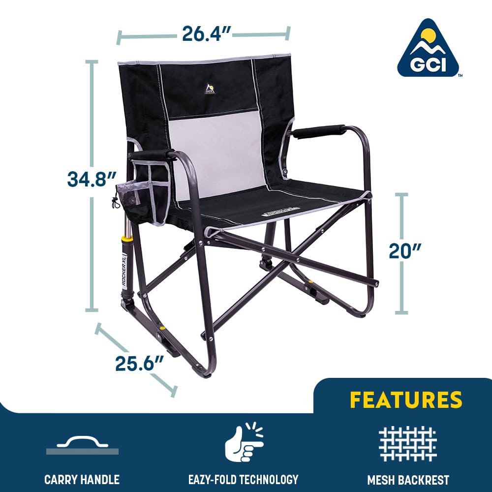 GCI Outdoor Stowaway Rocker - Hunter Topo