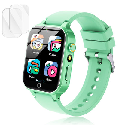 Luyiilo Smart Watch for Kids, with 26 Puzzle Games, Touch Screen, HD Camera, Alarm Clock, Toys for Ages 4-12 Years Old.Birthday Gift for Boys Girls (Blue)