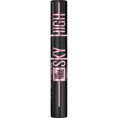 Maybelline Lash Sensational Sky High Washable Mascara Makeup, Volumizing, Lengthening, Defining, Curling, Multiplying, Buildable Formula, Blackest Black, 1 Count