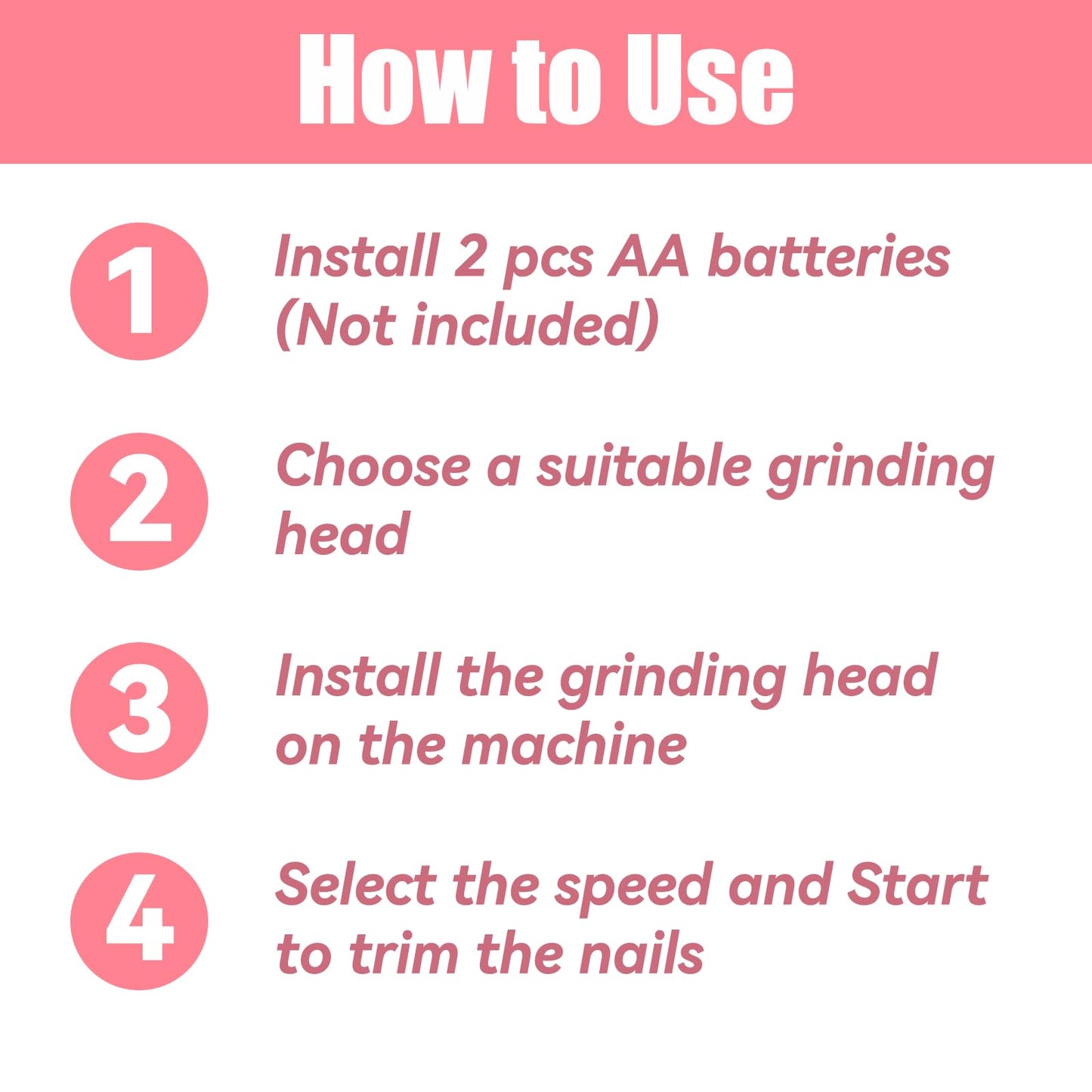 Electric Nail File Drill for Baby No Sharp Claws Hurt, 6 in 1 Safety Cutter Trimmer Clipper for Toes and Fingers (Blue)