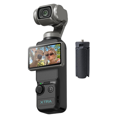 Xtra Muse, Vlogging Camera with 1'' CMOS & 4K/120fps Videos, Pocket Camera with 3-Axis Gimbal Stabilizer, Fast Focusing, Face/Object Tracking, Digital Video Camera for Photography, Digital Camera