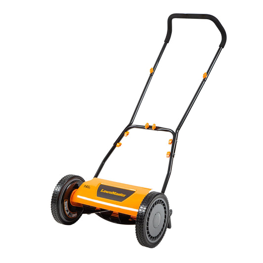 LawnMaster LMRM1801 Push Reel Lawn Mower 18-Inch 5-Blade