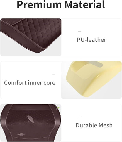 Boriwat Back Massager with Heat, 3D Kneading Massage Pillow for Back, Neck, Shoulder, Leg Pain Relief Deep Tissue, Gifts for Women Men Mom Dad