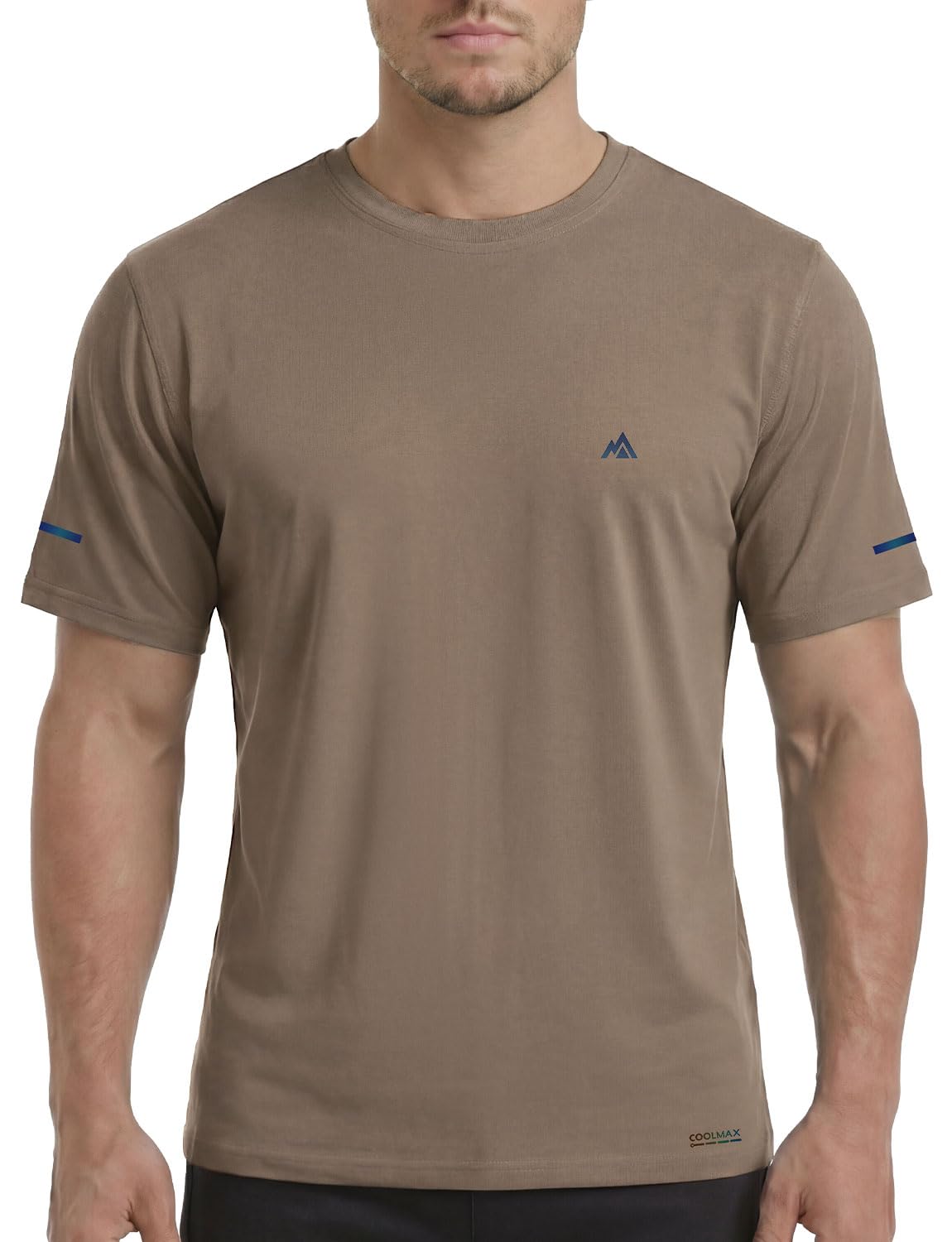Cooling Bamboo Viscose T-Shirt for Men, Moisture Wicking Lightweight Quick Dry Workout Tee for Hot Weather