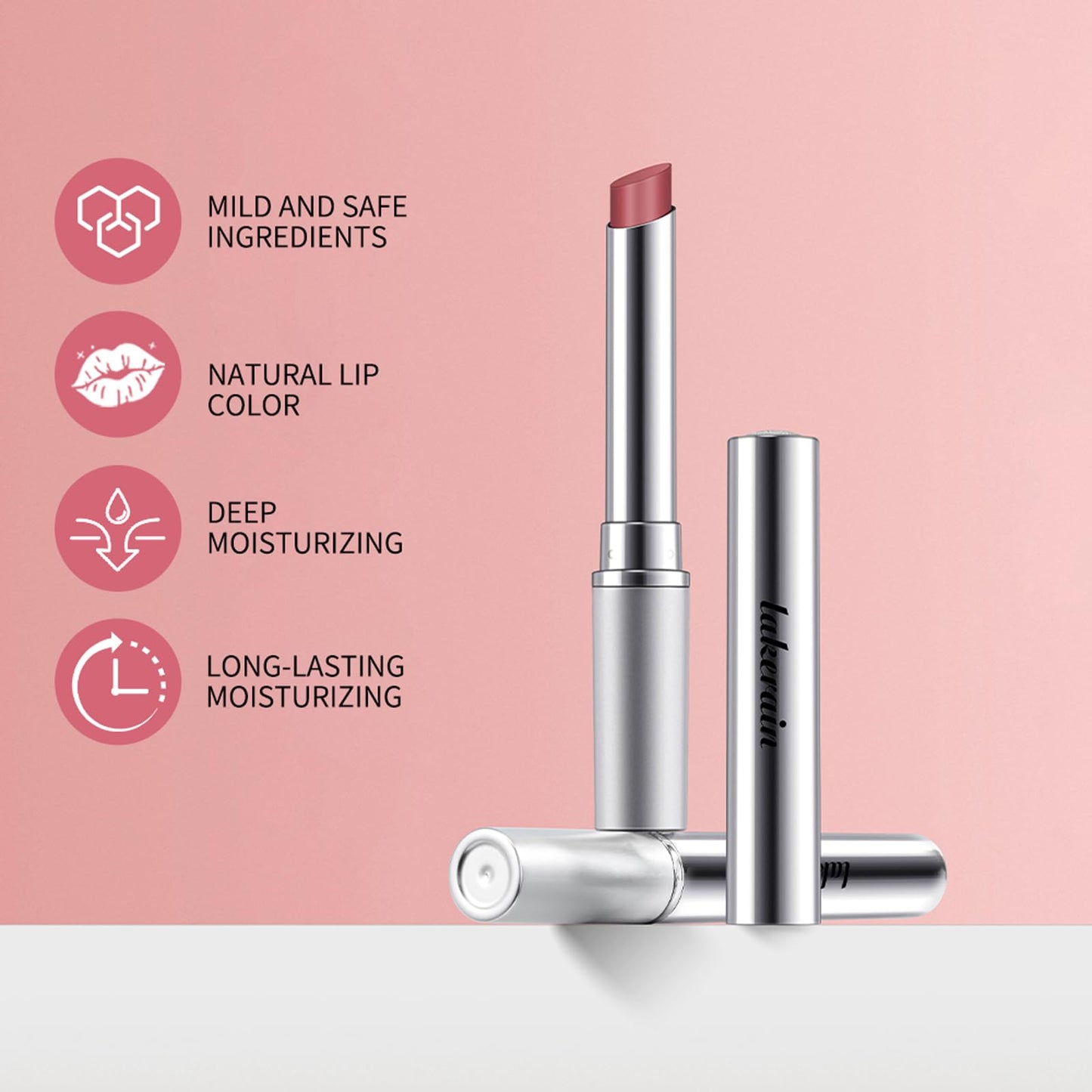 Honey Lipstick Tinted Lip Balm - Sheer Hydrating Lipstick for All Skin Tones - Moisturizing Lip Color, Nourishing Lip Balm with a Hint of Natural Black Cherry Tint