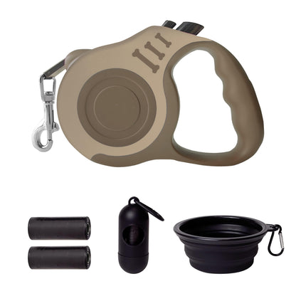Retractable Dog Leash Automatic Telescopic Tractor Dog Tape, Pet Tape 10/16 FT Durable and Convenient, with Non-Slip Handle, Suitable for Small and Medium-Sized Dogs