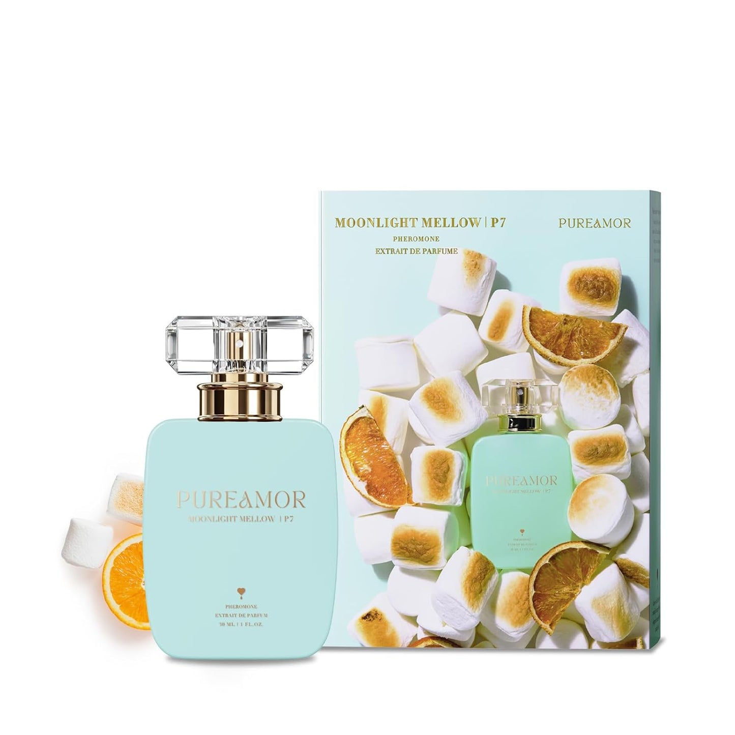 Pheromone Perfume for Women, Amber Noir Extrait de Parfum - Long Lasting Vanilla Amber Scent, 30% High Concentration, Full Size Fragrance Spray, 1.0 oz / 30 ml