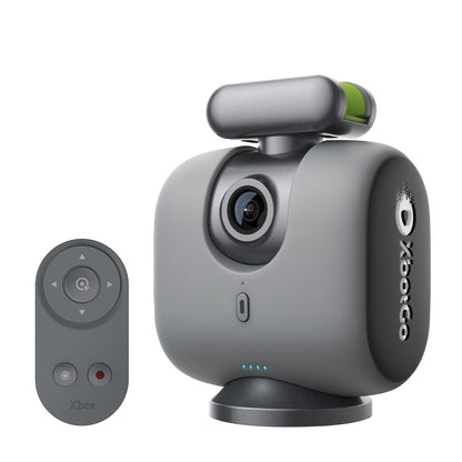 XbotGo Chameleon AI Auto Sports Action Camera - 4K 60FPS Soccer Camera and Basketball Tracking Camera for Team Sports, Live Streaming, No Subscription, Works with iOS & Android (Lemon Green)