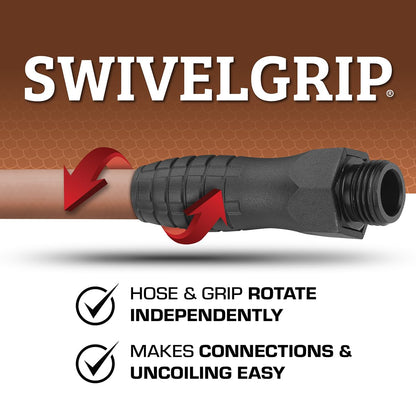 Flexzilla Garden Hose 5/8 in. x 50 ft., Lightweight All-Weather Water Hose, Durable and Flexible, Leak-Free Connections