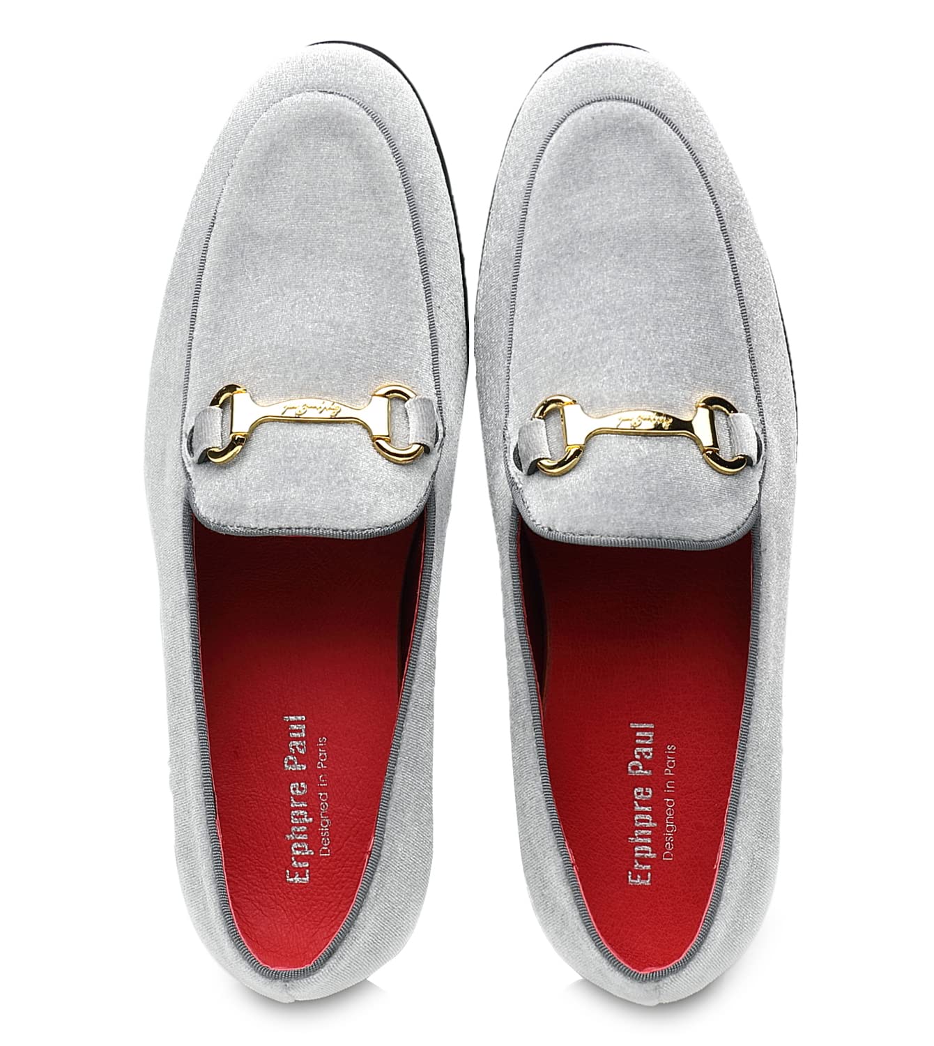 Men's Velvet Loafers Wedding Party Prom Homecoming Shoes