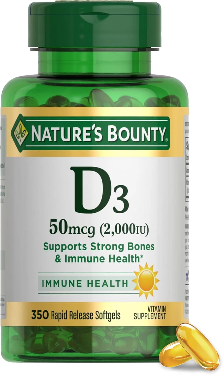 Nature’s Bounty High Absorption Magnesium Glycinate 240 mg for Supporting Muscle Relaxation and Bone, Heart & Nerve Health – Non-GMO, Gluten-Free, Vegetarian, 120 Count/60 Servings
