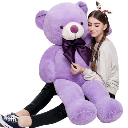 Toys Studio 47 Inch Big Teddy Bear Giant Stuffed Animal for Girls, 4 Feet Large Teddy Bear Baby Shower Party Decorations Kids Women Girlfriend Christmas Valentines Gifts, Light Brown